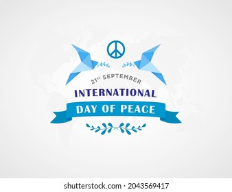 International Peace Day backgrounds. World Peace Day event. September 21st event.