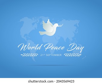 International Peace Day backgrounds. World Peace Day event. September 21st event.