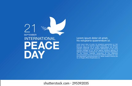 international peace day card