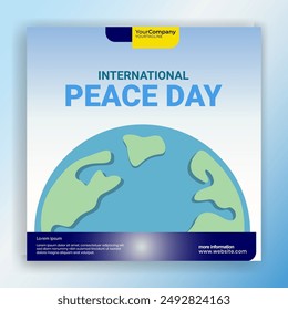 international peace day cocial media post