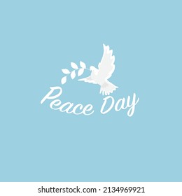 International Peace Day concept. there are peaceful global sign icons. vector illustration