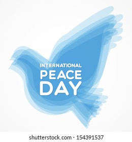 International Peace Day with dove