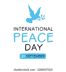 International Peace Day, held on 21 September.