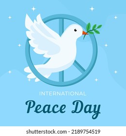 international peace day illustration concept design