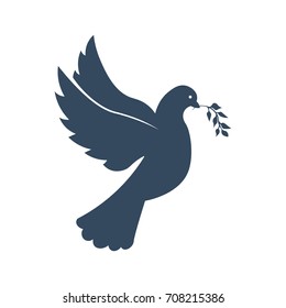 International Peace Day logo or emblem. 21 September. Vector illustration