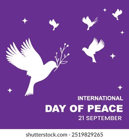 El Día Internacional de la Paz, que se celebra el 21 de septiembre, es un día mundial dedicado a promover la paz, la no violencia y el alto el fuego.