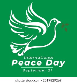 El Día Internacional de la Paz, que se celebra el 21 de septiembre, es un día mundial dedicado a promover la paz, la no violencia y el alto el fuego.