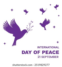 El Día Internacional de la Paz, que se celebra el 21 de septiembre, es un día mundial dedicado a promover la paz, la no violencia y el alto el fuego.