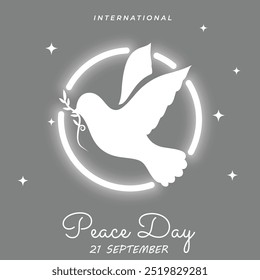 El Día Internacional de la Paz, que se celebra el 21 de septiembre, es un día mundial dedicado a promover la paz, la no violencia y el alto el fuego.