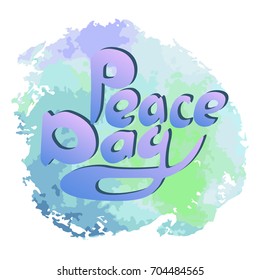  International Peace Day. Peace Day poster and card