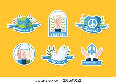 International Peace Day Sticker Se