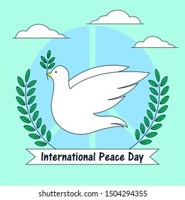 International Peace Day Vector Background