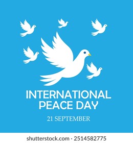 International peace day vector eps