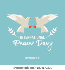 International Peace Day Vector Illustration