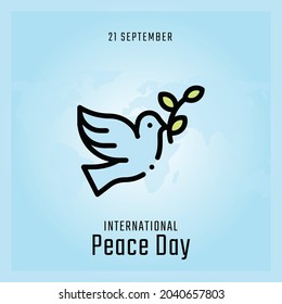 International Peace Day, Vector illustration design.