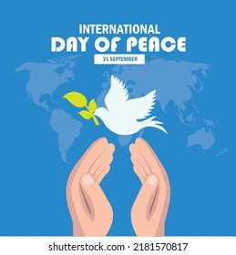 International Peace Day Vector Illustration. Simple and elegant design