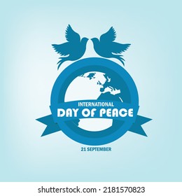 International Peace Day Vector Illustration. Simple and elegant design