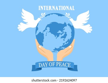 International Peace Day Vector Illustration.