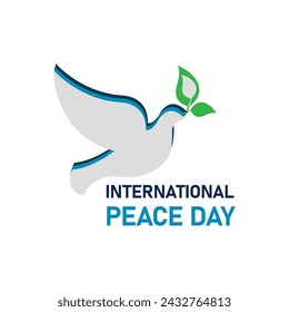 international Peace Day vector illustration design