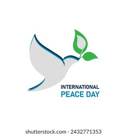 international Peace Day vector illustration design