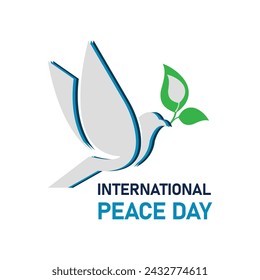 international Peace Day vector illustration design