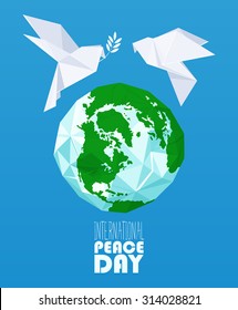 International Peace Day Vector Poster