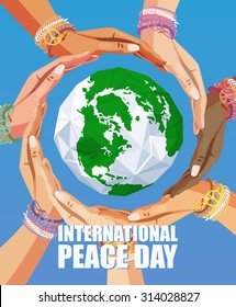 International Peace Day Vector Poster