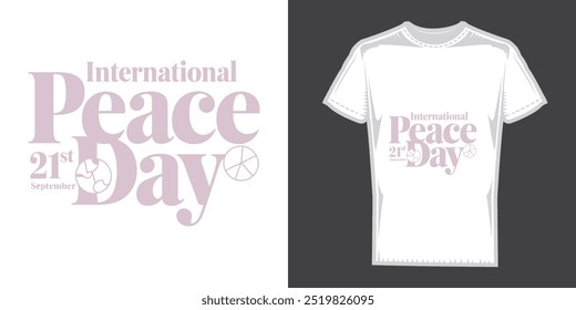 International Peach Day t-shirt Design