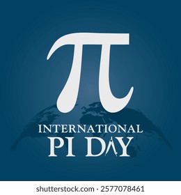 International Pi Day. Happy International Pi Day Social Media Post