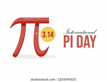 International pi day poster design