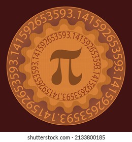 International Pi Day T-Shirt Design Template