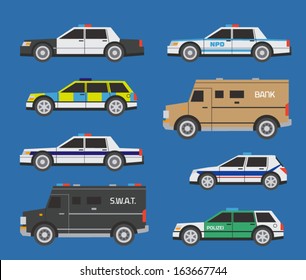 International police cars