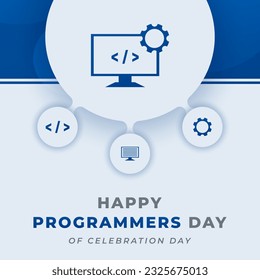 International Programmers Day Celebration Vector Design Illustration for Background, Poster, Banner, Advertising, Greeting Card