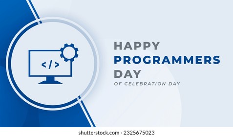 International Programmers Day Celebration Vector Design Illustration for Background, Poster, Banner, Advertising, Greeting Card