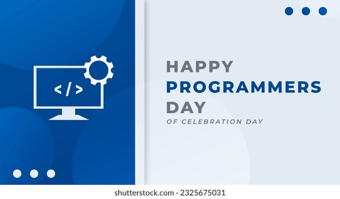 International Programmers Day Celebration Vector Design Illustration for Background, Poster, Banner, Advertising, Greeting Card