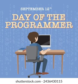 Diseño de afiche y banner del Día Internacional del Programador 