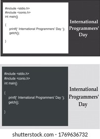 International Programmers' Day t shirt design