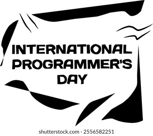 international programmers day. international programmers day text banner