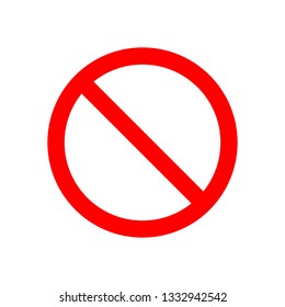 International prohibition sign