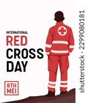 International red cross day concept vector illustration, May 8th