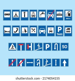 International road signs and rules