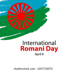 International Romani Day Vector Template Design Illustration