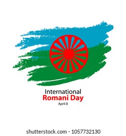 International Romani Day Vector Template Design Illustration