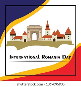 International Romania Day Vector Template Design Illustration
