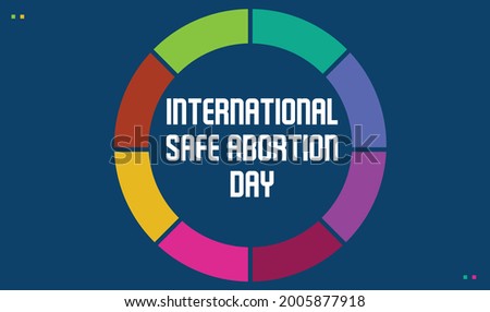 International Safe Abortion Day vector template