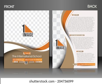 The International School Front & Back Flyer & Poster Template 