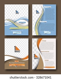 The International School Front & Back Flyer & Poster Template 