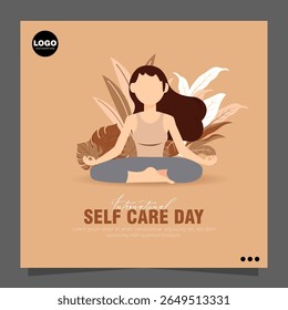 International Self-Care Day, observed on July 24th, promotes the importance of self-care.