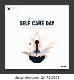 International Self-Care Day, observed on July 24th, promotes the importance of self-care.