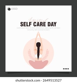 International Self-Care Day, observed on July 24th, promotes the importance of self-care.